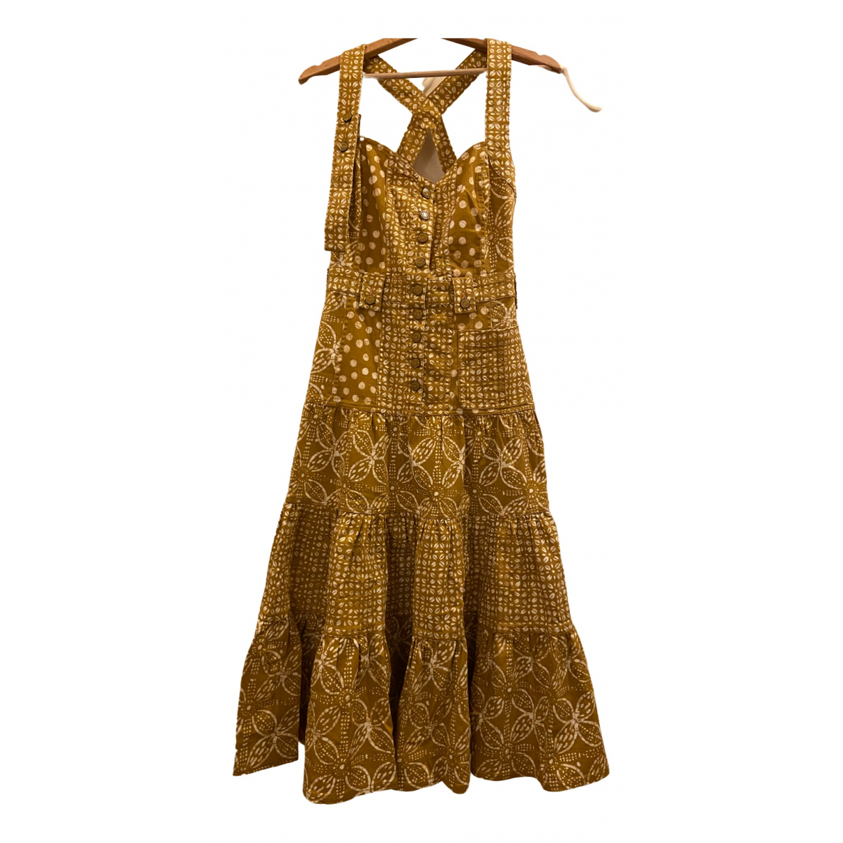 Maxi dress Ulla Johnson Yellow size 2 
